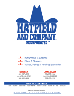 odessa - Hatfield and Company