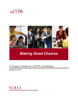 Making Good Choices - Valdosta State University