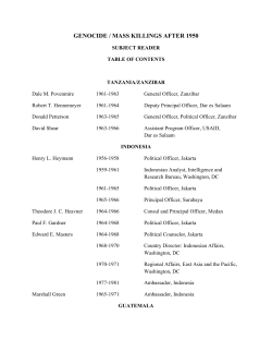 genocide / mass killings after 1950