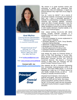 Anel Molina Biography - Principal Financial Group