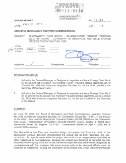 C15k - City of Los Angeles Department of Recreation and Parks