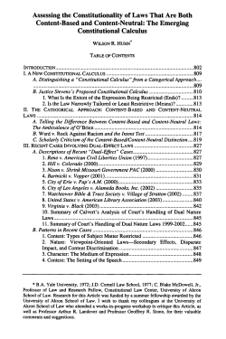 Assessing the Constitutionality of Laws That Are Both