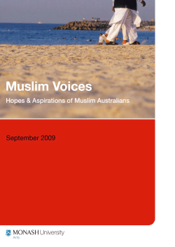 Muslim Voices &ndash; Hopes and aspirations of Muslim Australians Print