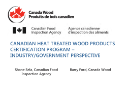 canadian heat treated wood products certification program