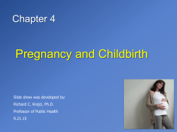 Pregnancy and Childbirth