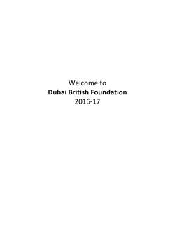 Pack 2016-17 - Dubai British Foundation