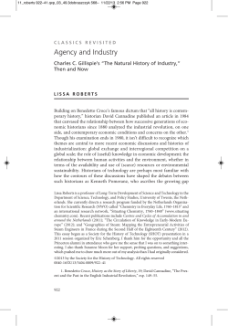 Agency and Industry