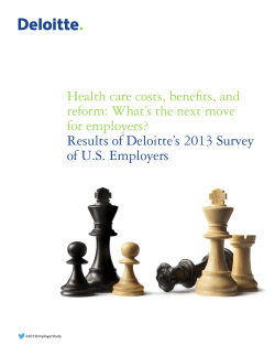 Health care costs, benefits, and reform: What`s the next