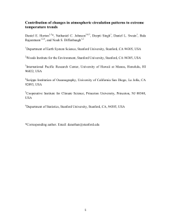 Contribution of changes in atmospheric circulation patterns to