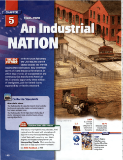 Chapter 5 - An Industrial Nation