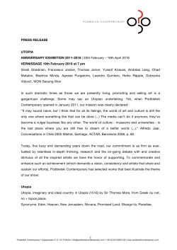 Press Release - Podbielski Contemporary