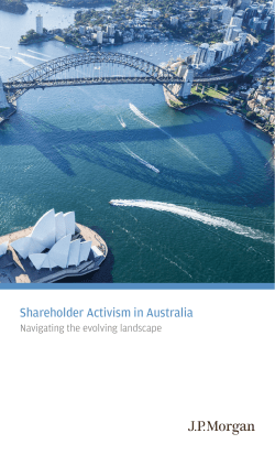 Shareholder Activism in Australia
