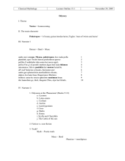 Lecture Outline 13.1, T Nov. 29