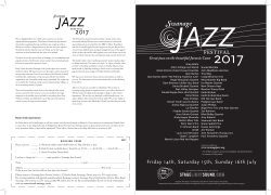 final programme leaflet