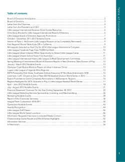 T able of Contents 1 Table of contents