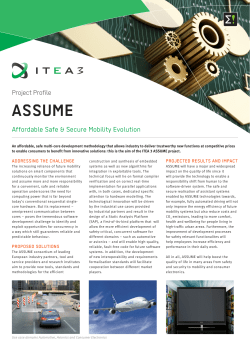 assume - ITEA 3