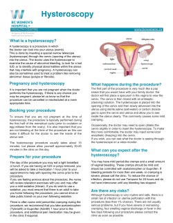 Hysteroscopy