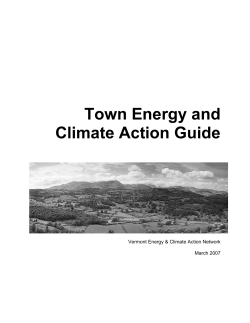 Town Energy and Climate Action Guide