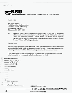 April 9, 1996 Ms. Blanca S. Bay0 Florida Public Service Commission