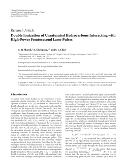 Double Ionization of Unsaturated Hydrocarbons Interacting with