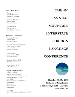 THE 65th ANNUAL MOUNTAIN INTERSTATE FOREIGN