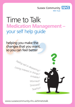 Medication Management - Sussex Community NHS Trust