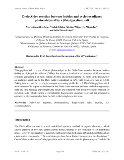 Diels-Alder reaction between indoles and cyclohexadienes