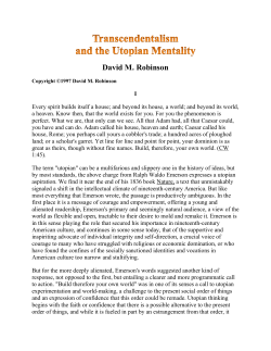 Read a transcript of Robinson`s talk.