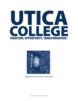 tradition. opportunity. transformation.