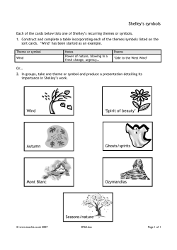 Shelley`s symbols
