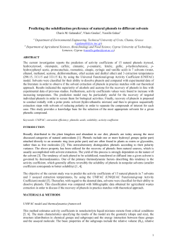 Predicting the solubilization preference of natural phenols to