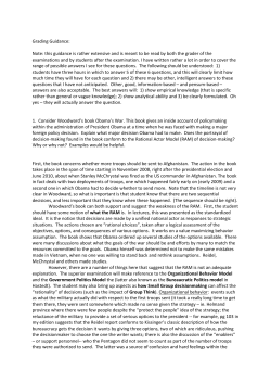 Grading Guidance