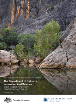 chief scientist - Geoscience Australia