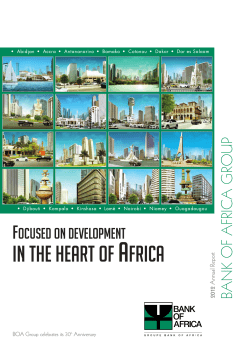 2012 - Bank of Africa