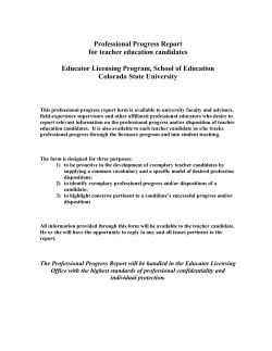 Dispositions Thesaurus