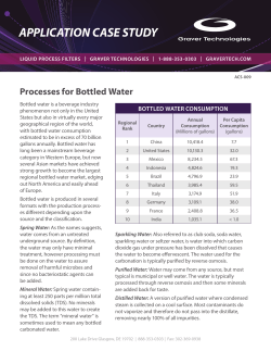 Bottled Water Applications Case Study