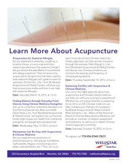 Learn More About Acupuncture