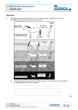 Unit B2, B2.8 - GCSE Biology Revision
