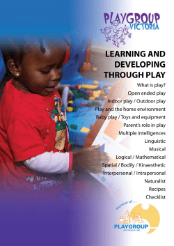 All About Playgroup - Playgroup Victoria