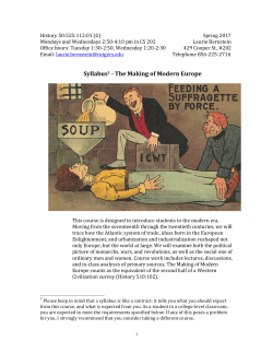 The Making of Modern Europe