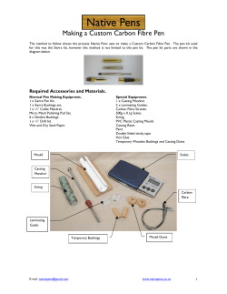 Making a Custom Carbon Fibre Pen