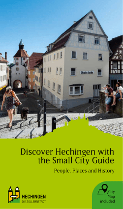 Discover Hechingen with the Small City Guide