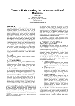Towards Understanding The Understandability Of Diagrams