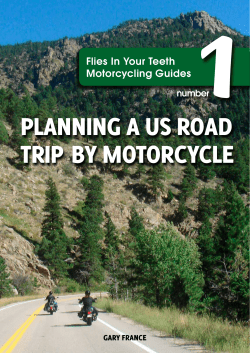planning a us road trip by motorcycle