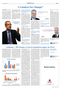 Antibiotics &mdash; Will Changes to Eastern Regulations Impact the West?