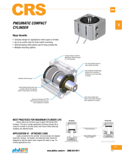 Series CRS Cylinders
