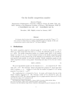On the double competition number