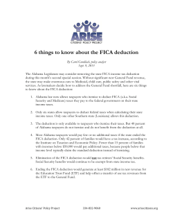 6 things to know about the FICA deduction