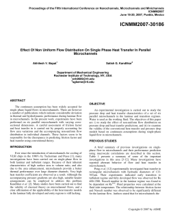 Effect of Non Uniform Flow Distribution on Single Phase Heat