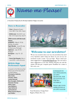 Name me Please! - Bermuda Optimist Dinghy Association